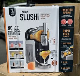 NINJA SLUSHI  72 OUNCE  3 PRESETS  PROFESSIONAL FROZEN DRINK MAKER MODEL FS 300