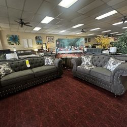 2pc Sofa And Loveseat Set