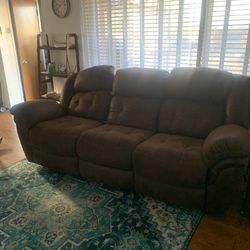 Sofa with recliner