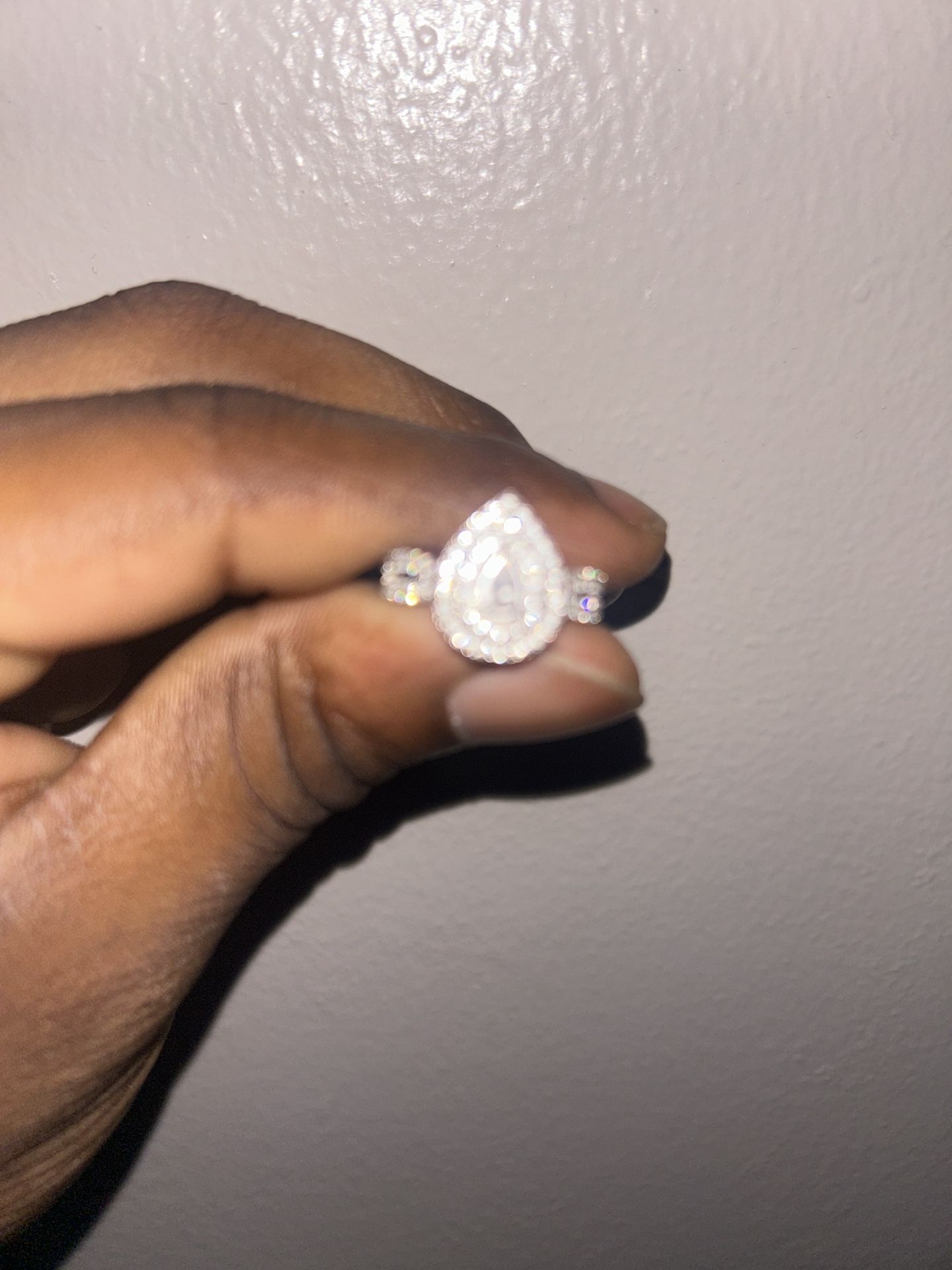 Real 925 Sterling Silver Gemstone Ring — Beautiful Shine