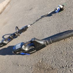 Kobalt 80 Volt Weed Eater And Blower
