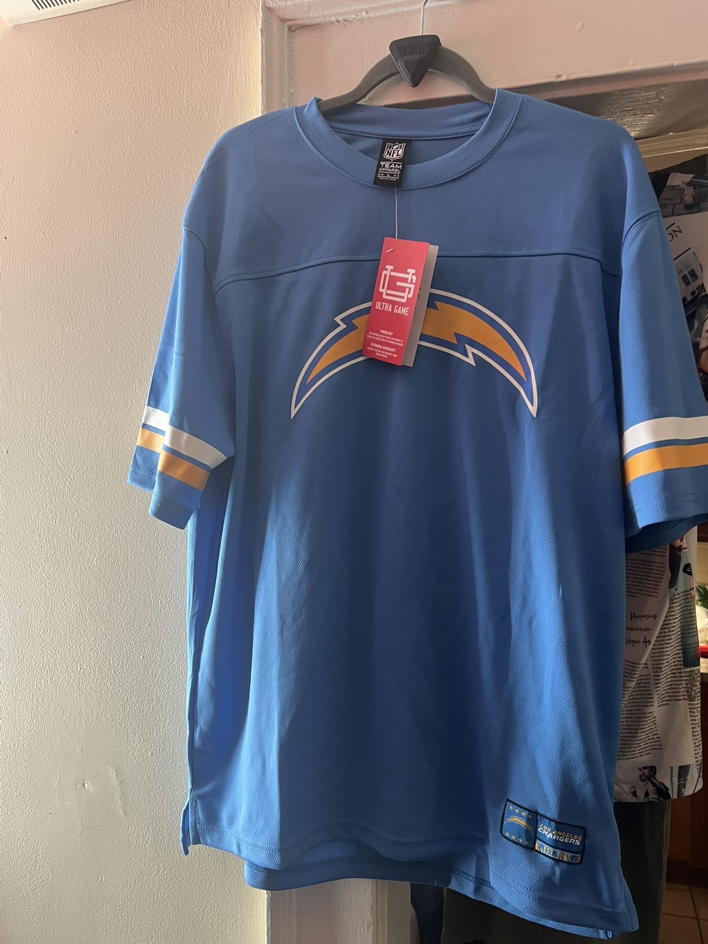 LA Chargers Jersey New With Tags Size L