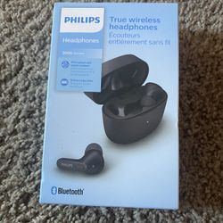 Philips Wireless Head Phones New 