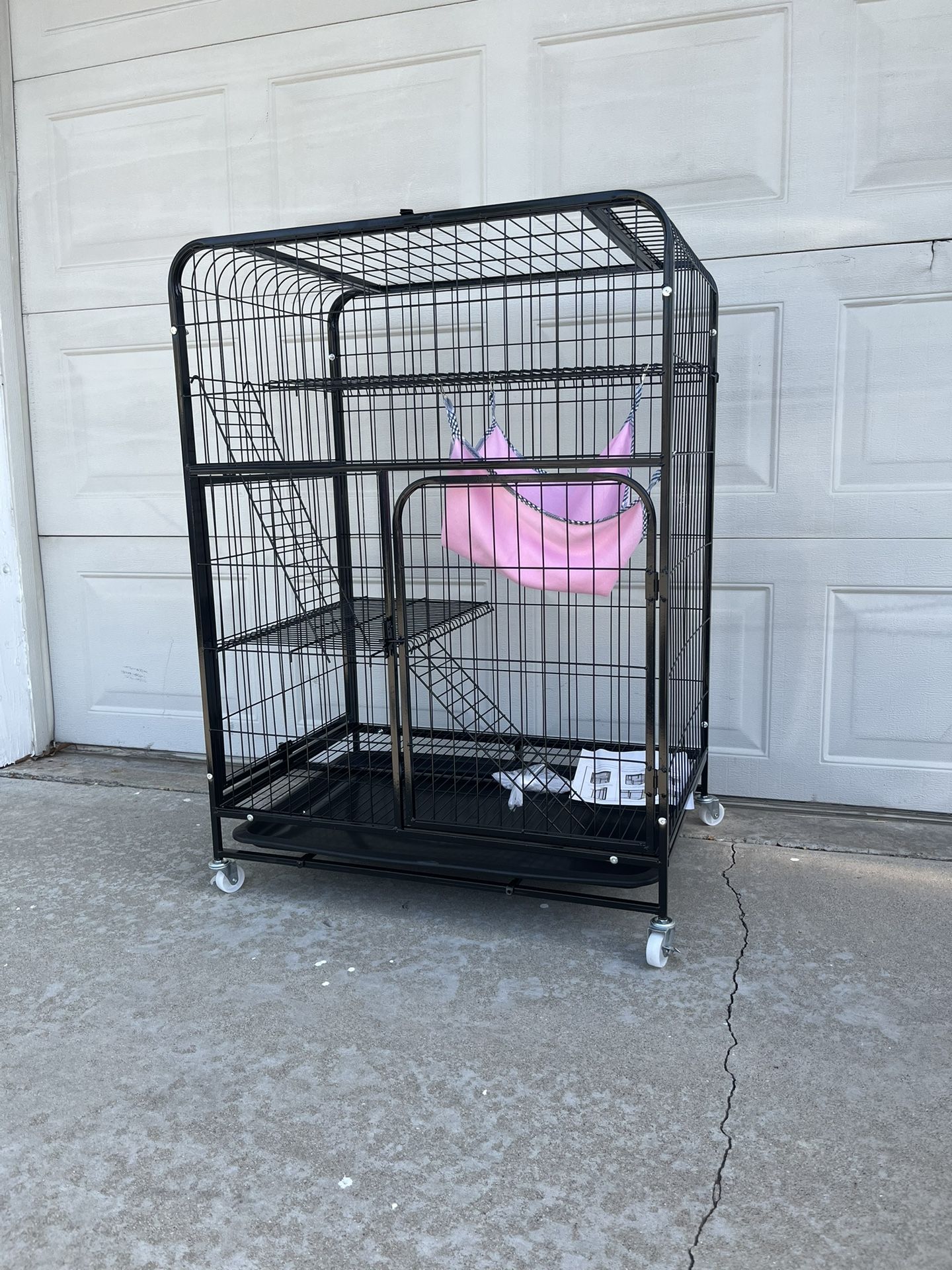 (brand New) Metal Wire Cage, Kennel For Cat, Birds, Bunny