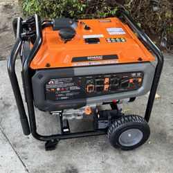 Generac 8125/6500-Watt Dual Fuel Portable Generator, Easy-To-Use Electric Start and Cord Included