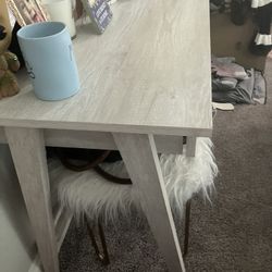 Desk Gray Wash 