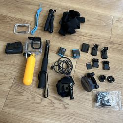 GoPro - HERO9 Black 5K and 20 MP Streaming Action Camera - Black 