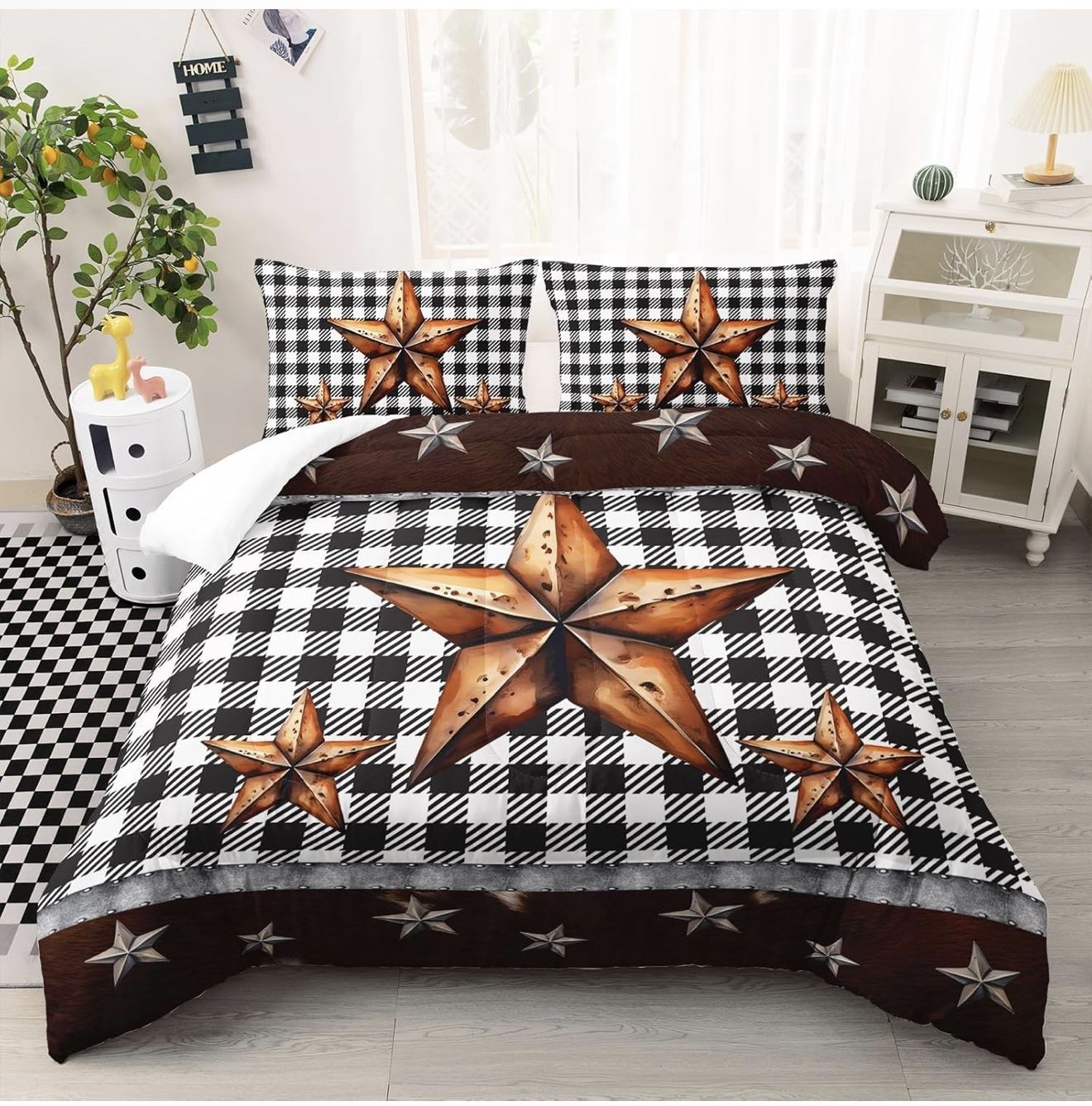 NEW Star Comforter Set (QUEEN)