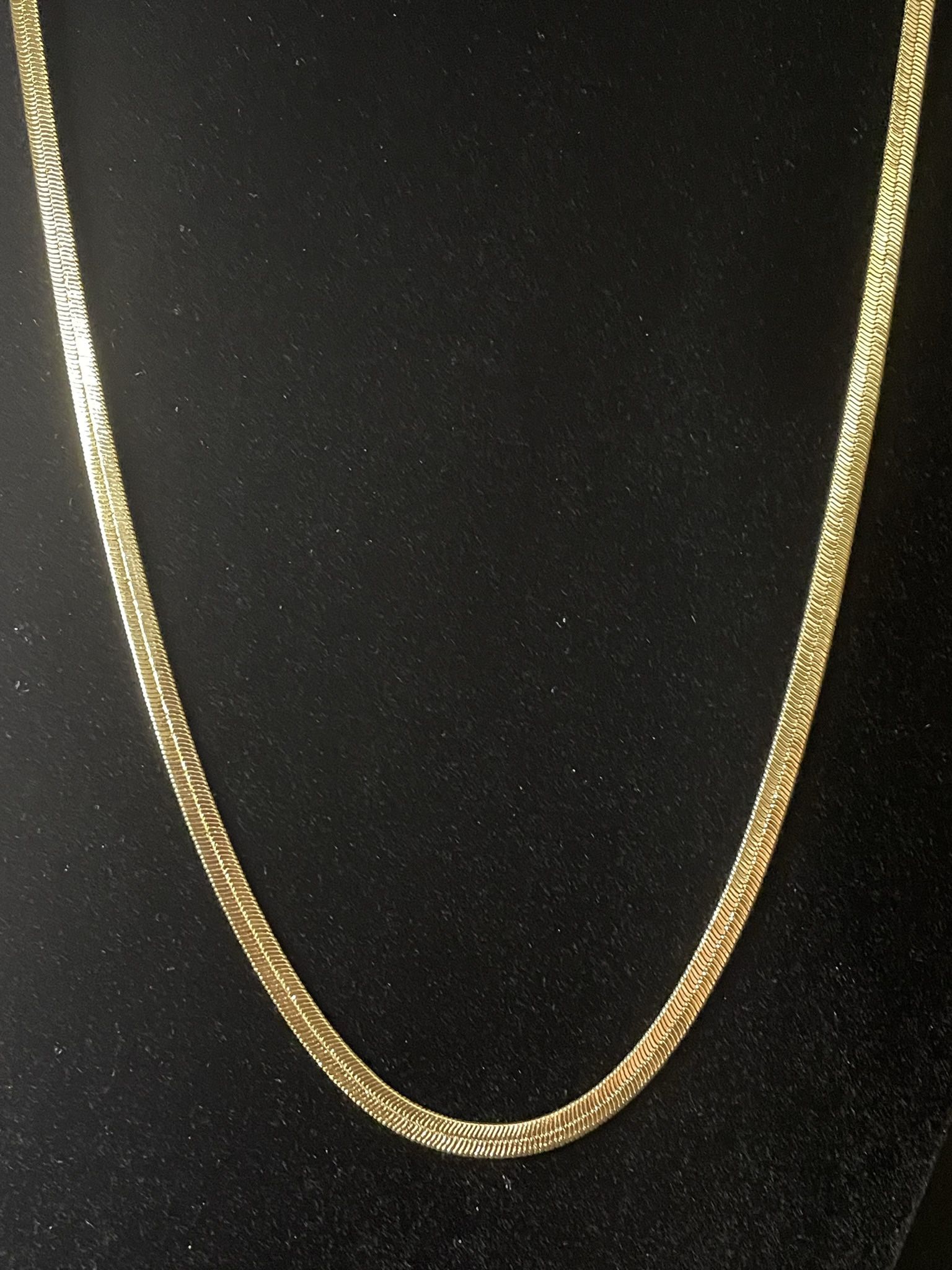 14k Gold Plated Chain 22in.
