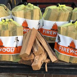 Bags Cherrywood Firewood. $20