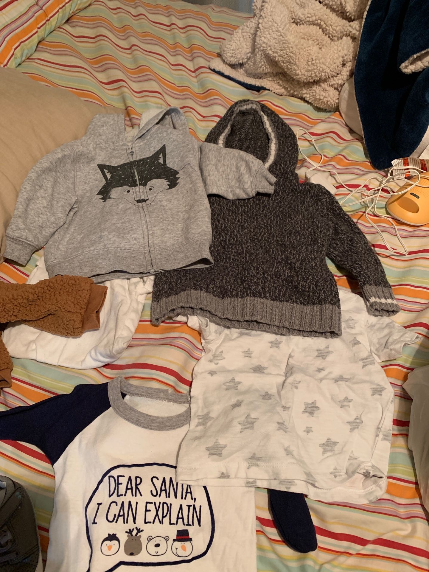 Infant clothes size 6 months and up for boy