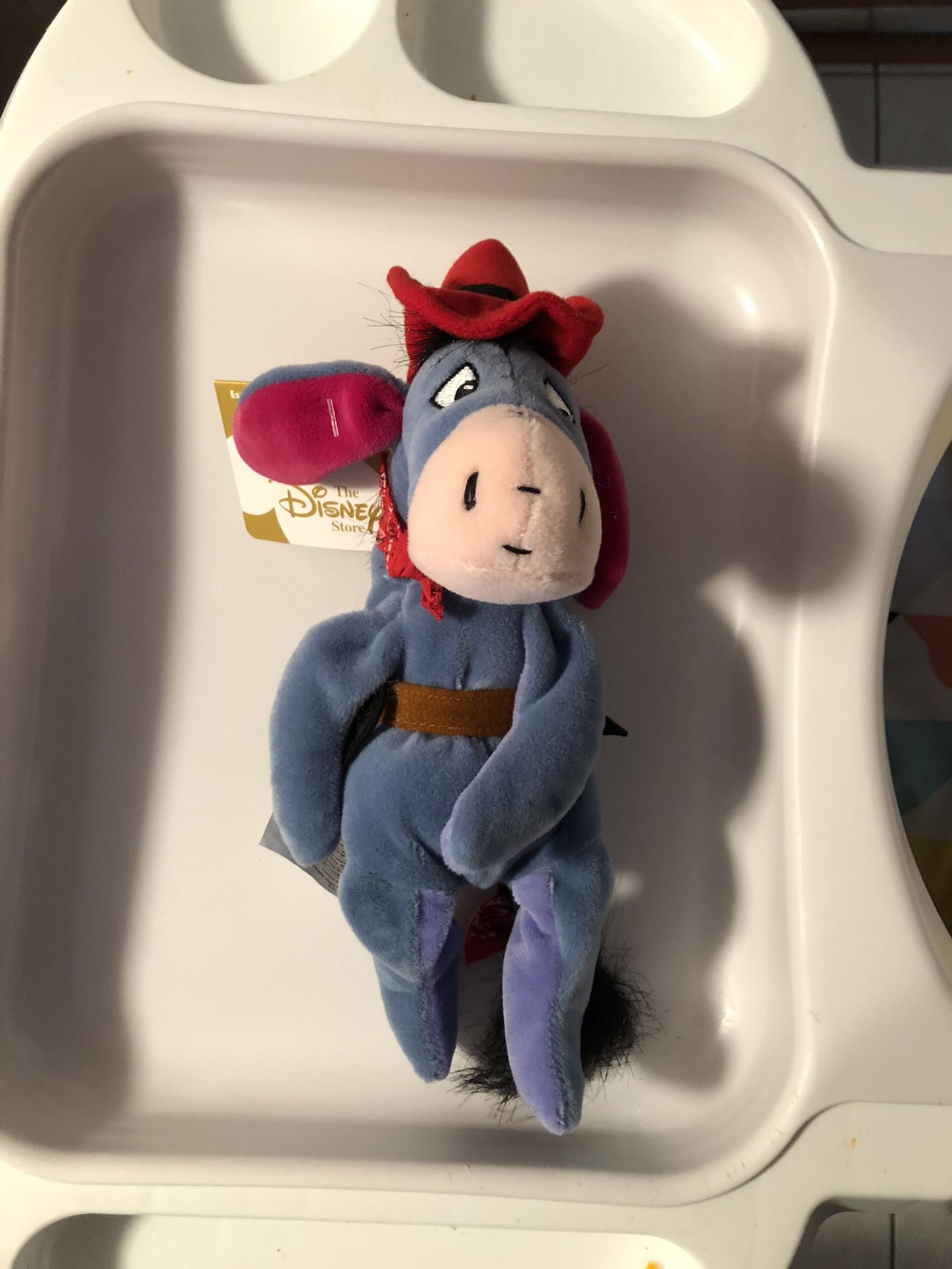 Disney Cowboy Eeyore beanie doll
