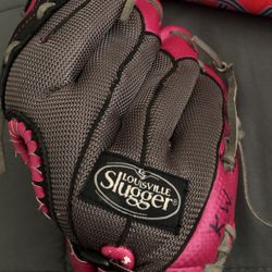 Softball Glove Helmet And Bat