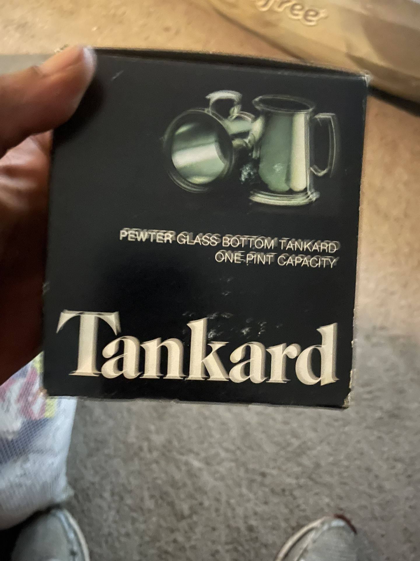 Tankard Mug Glass Bottom