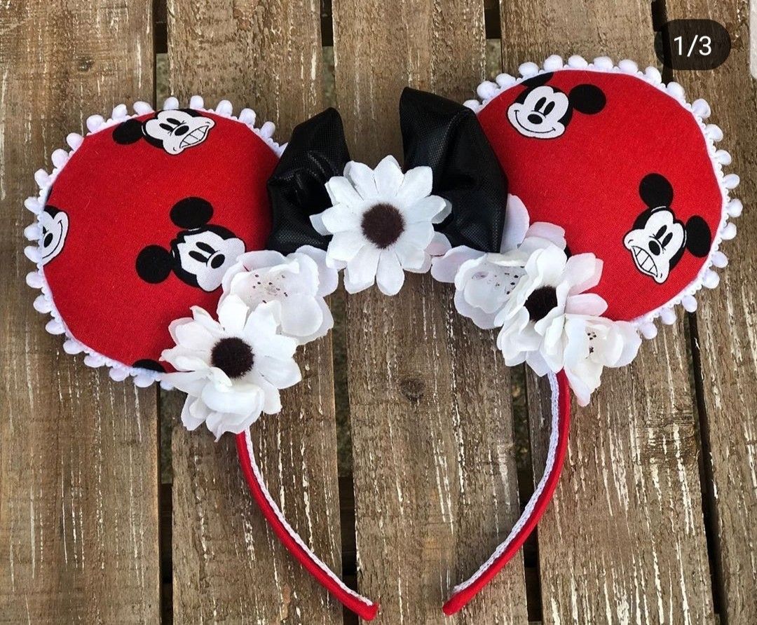 Mickey Mouse ears.