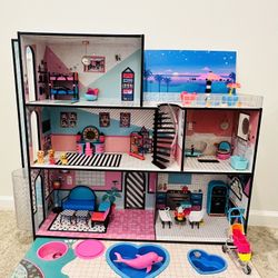 LOL Surprise House, Doll House, Made of Real Wood,  for Kids Ages 4+ Only For $40