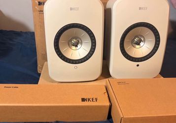 KEF LSX II LT Wireless Hi-Fi Bookshelf Speakers | Uni-Q Driver | Audiophile Sound | HDMI ARC Smart Audio System