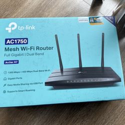 TP-Link AC1750 Mesh Wi-Fi Router (Archer A7) – Dual Band, Gigabit