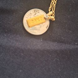 Gold Necklace 24k