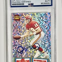 Football Card Lot Psa Authenticated Joe Montana Autograph