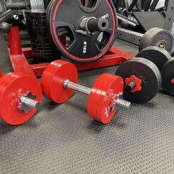 ADJUSTABLE DUMBBELL HANDLES🔹GYM EQUIPMENT 