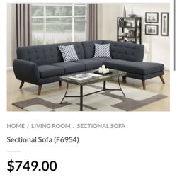 Gray Sectional Sofa