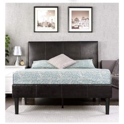 King bed frame and mattress