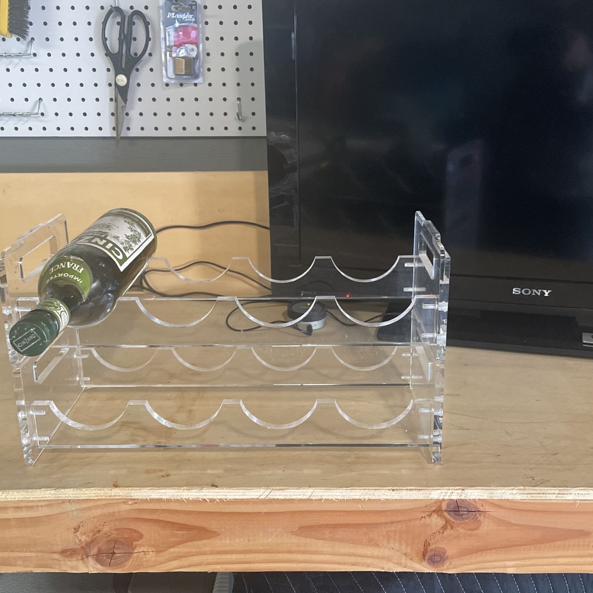 Clear Wine Rack