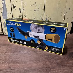 National Geographic Kids 40 mm Student Telescope Tabletop Set 20X & 32X