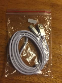 USB style c 6 foot phone cord $5
