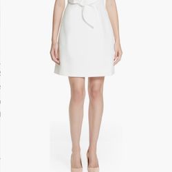 Ted baker London Bridal Structured Bow Minidress; Size 0 