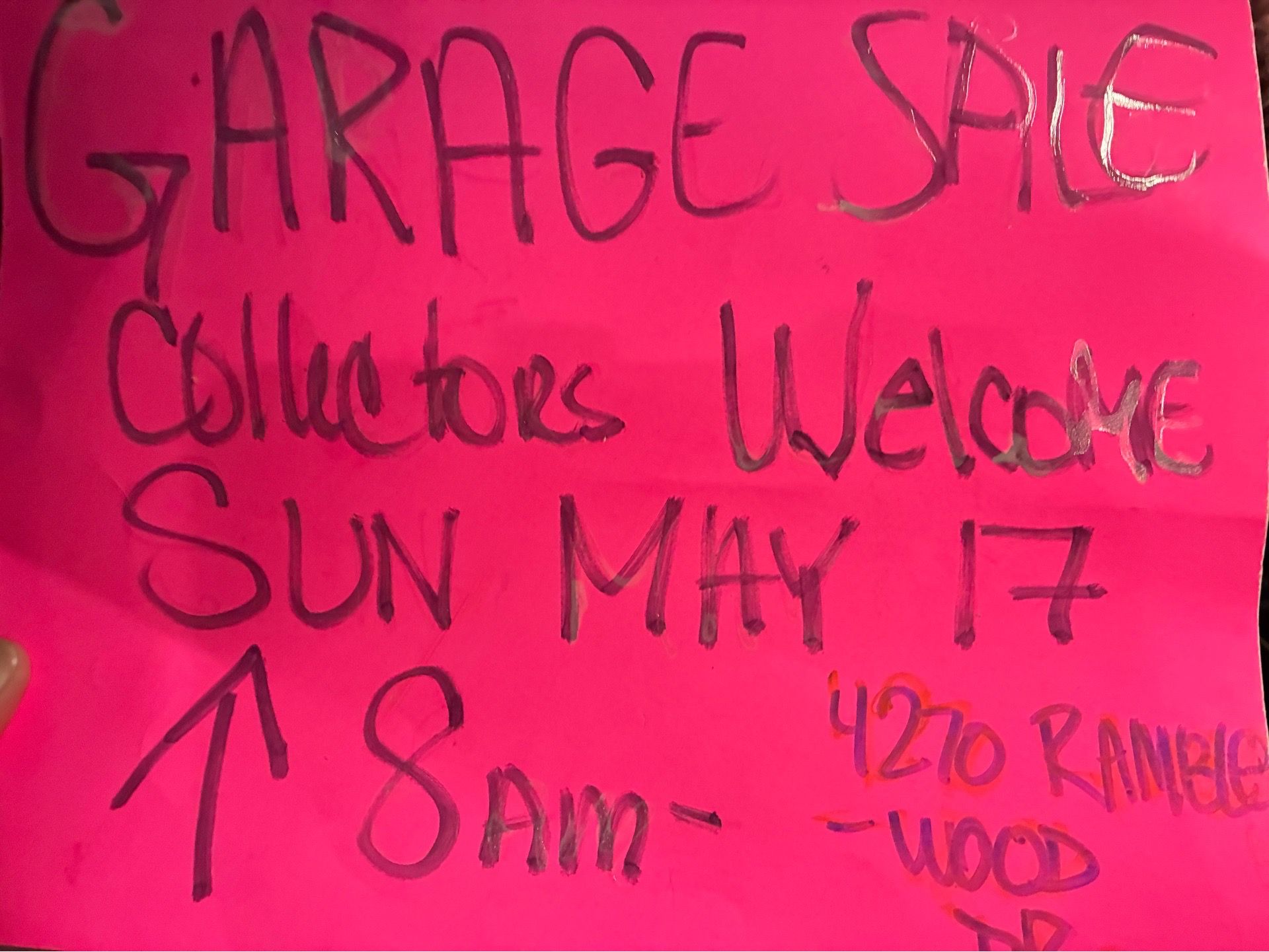 Garage Sale