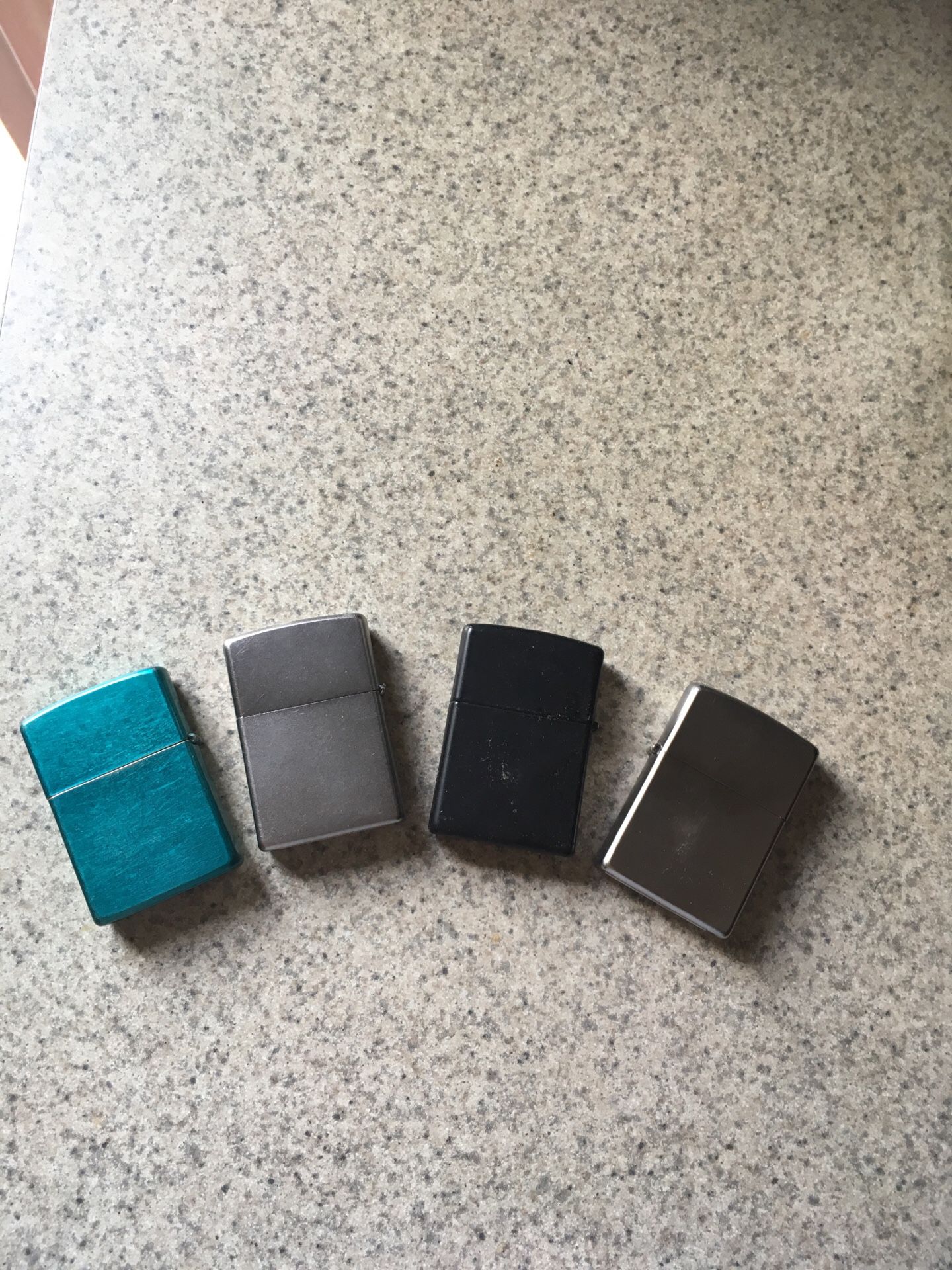 Authentic Zippo lighters lot of 4