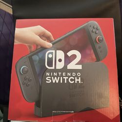 Switch 2 in Box + game + case ‼️