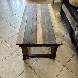 Rustic Farmhouse Coffee Table 
