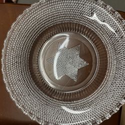 Antique Fenton Beaded Star Serving Plate