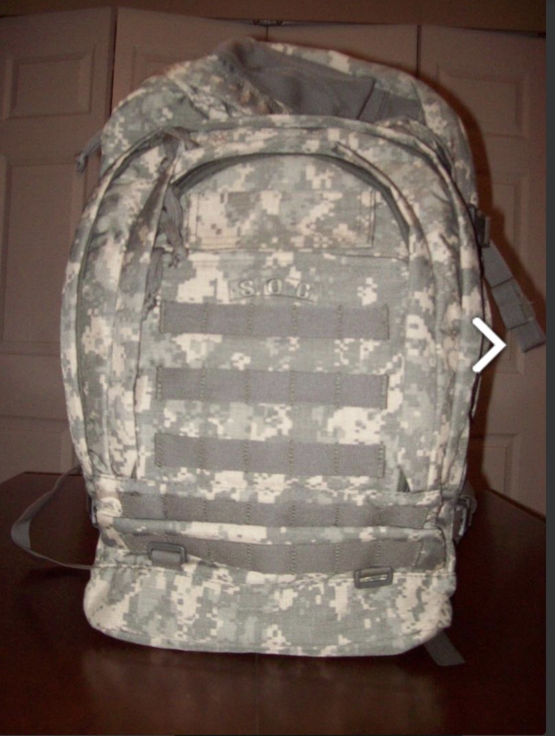 Camo Bugout Bag Backpack #5016 US NEW