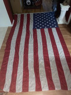 Big 6”x10” sheer nylon American flag
