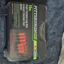 11pc Pittsburg  Pro High Torque Sockets