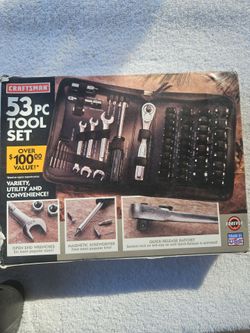 Craftsman 53 pc Tool Set New