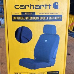 Carhartt RS1399 Universal Nylon Duck Bucket Seat Cover Charcoal Grey