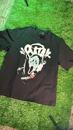 syna world by central cee Black Graphic Oversized T-Shirt