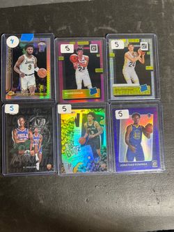 NBA Rookie Basketball Card Lot of 6