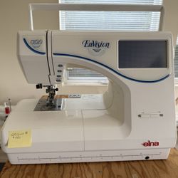 Elna Envision CE20 Sewing and Embroidery Machine Bundle