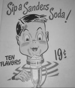 VINTAGE SANDERS STORE ADVERTISEMENT PICTURE