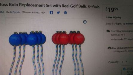 New in packages ladder ball replacement balls