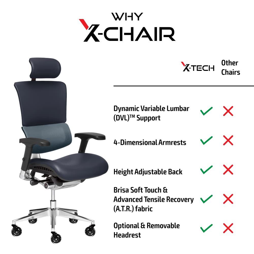 X-Chair X-Tech Executive Chair, Berry 