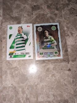 Topps Celtic FC Trading Cards Lot of 2