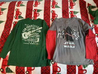 Boys Long Sleeve Shirts Size 7-8