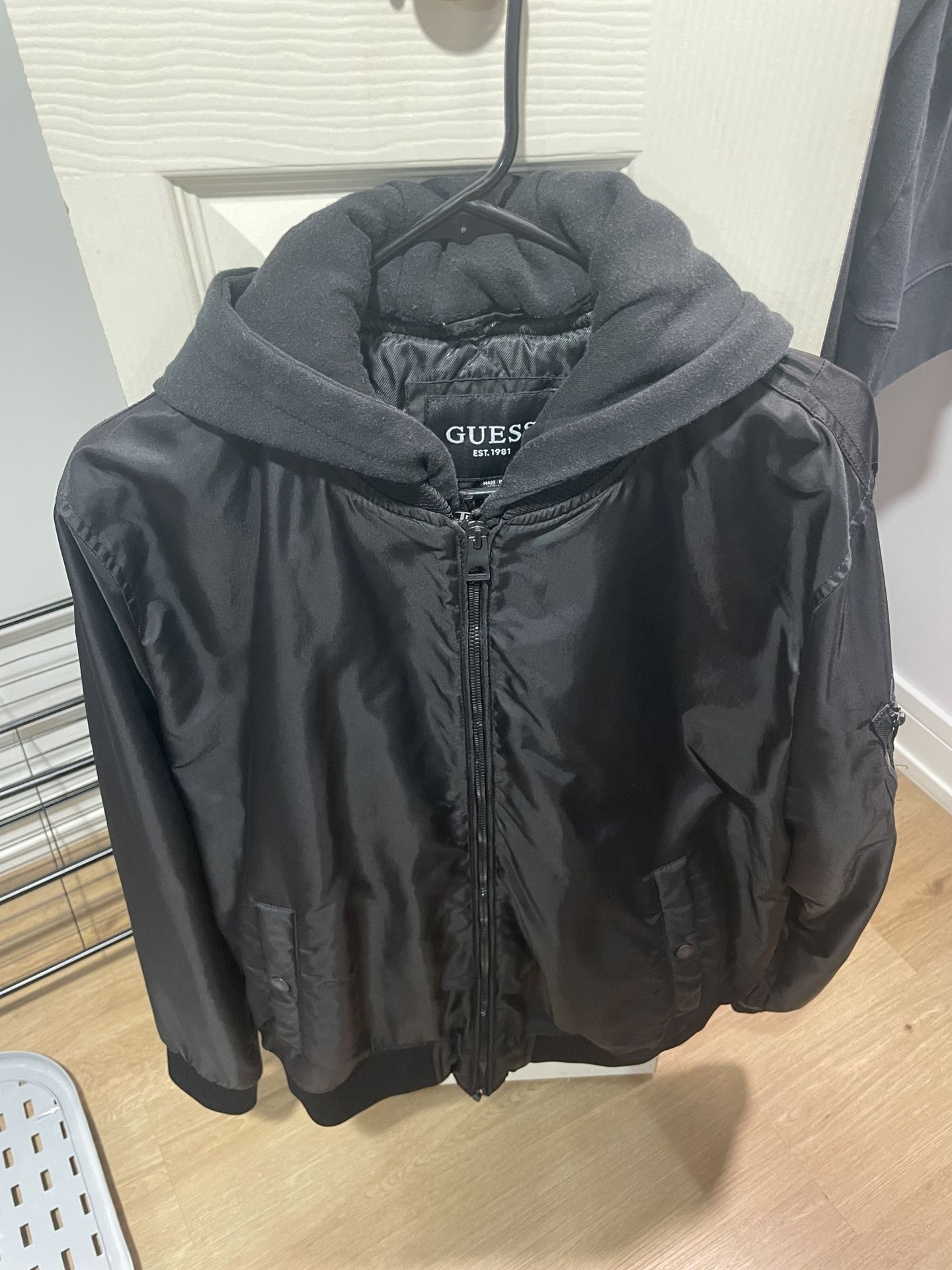Guess Jacket With Removable Hoodie